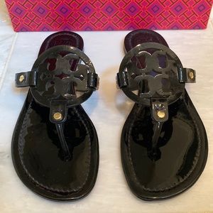 Tory Burch black Miller sandals